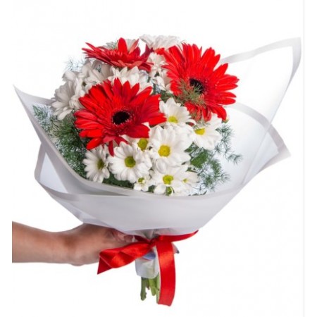 Papatya 3 Gerbera Buketi