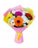Renkli Gerbera ve Papatya Buketi 